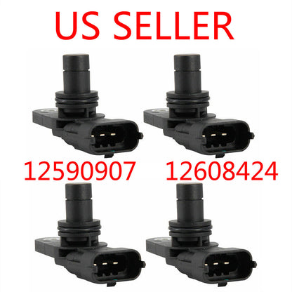 4x Engine Camshaft Position Sensor 12608424 For Chevrolet GMC Pontiac Cadillac