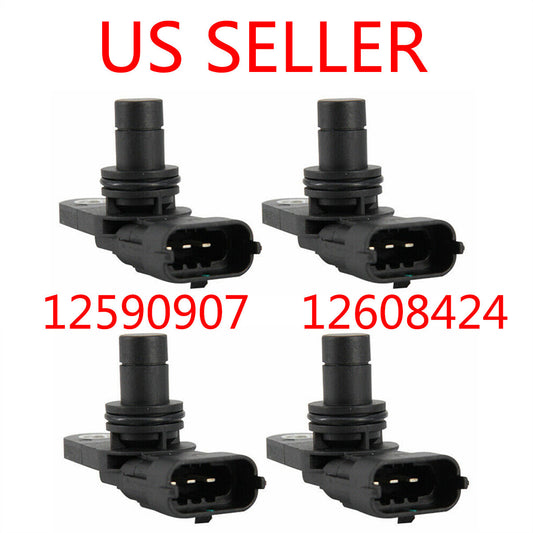 4x Engine Camshaft Position Sensor 12608424 For Chevrolet GMC Pontiac Cadillac
