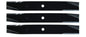 Solid Spare (3) Oregon 94-063 Toro Wheelhorse Replacement Lawn Mower Blade 17-1/2