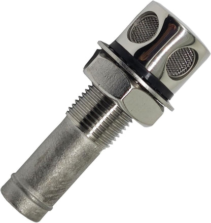 Stainless Steel Through Hull Air Vent Ideal for Multiple Fuel Tank Systems