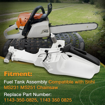 Chainsaw Fuel Gas Tank Rear Handle Assembly For Stihl MS231 MS251 1143-350-0825