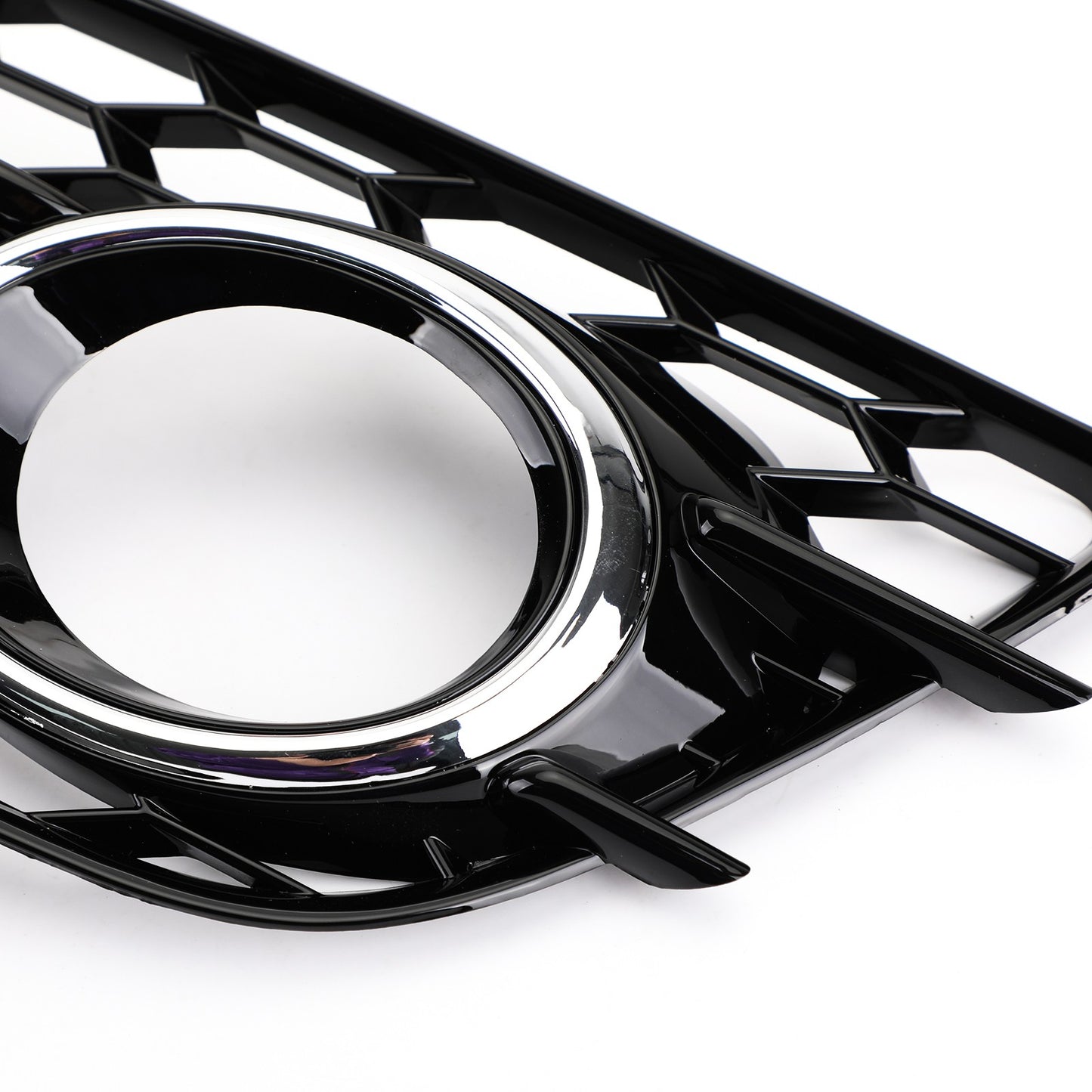 Chrome Ring Bumper Fog Light Grill Bumper For Audi A4 S-LINE S4 2008-2012 2010