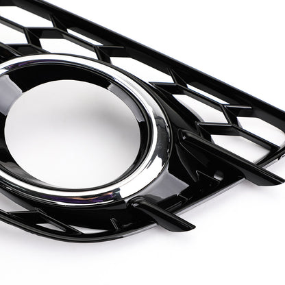 Chrome Ring Bumper Fog Light Grill Bumper For Audi A4 S-LINE S4 2008-2012 2010