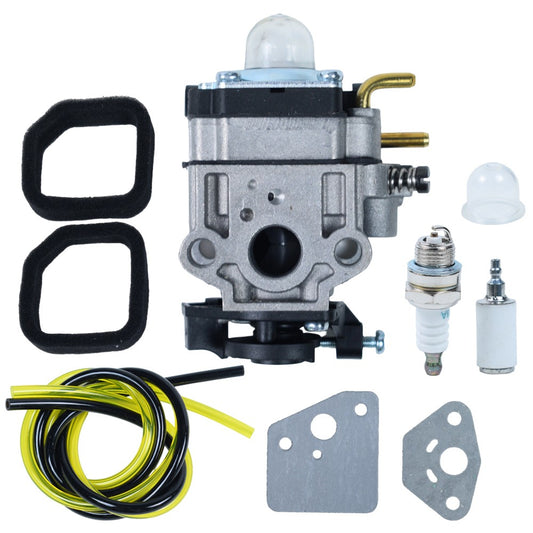 New Carburetor Kit For Ryobi RY25AXB 25cc Gas Jet Fan Blower W/Gasket Fuel Line