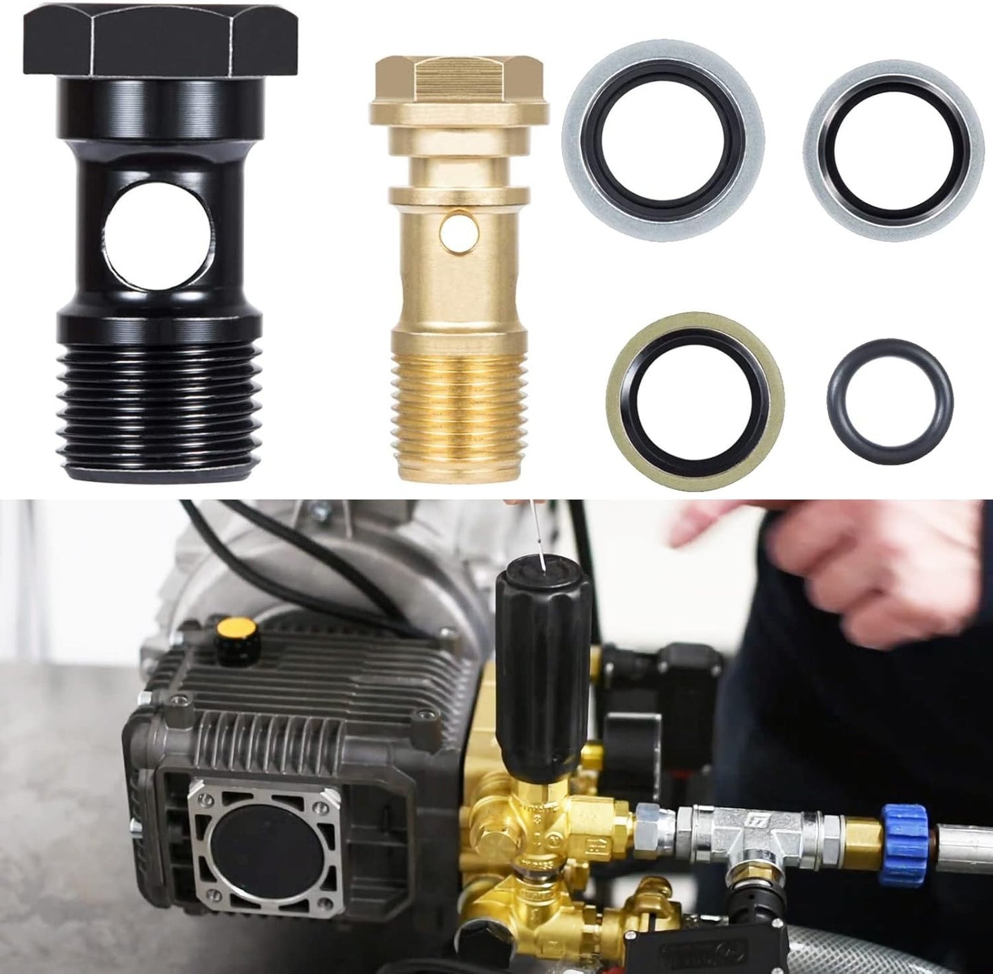 AR2119 Gymatic 3/B Unloader Mounting Bolt Kit Fit Annovi Reverberi XM RK Series