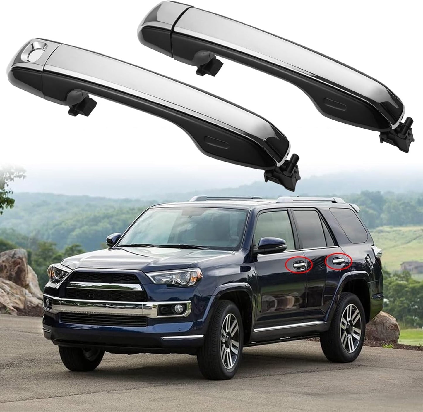 Outside Door Handle Four-Piece Package For Lexus GX460 2010-2017 69210-60170