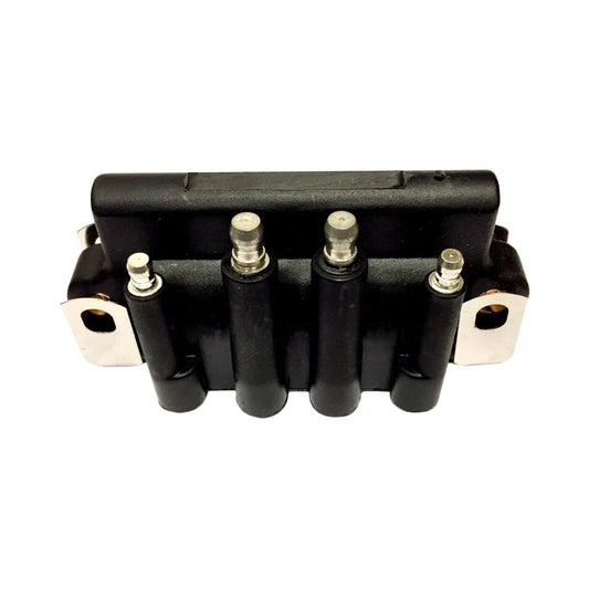 Solid Spare Dual Plug Wire Ignition Coil For Johnson Evinrude OMC 583740, 0583740, 18-5170