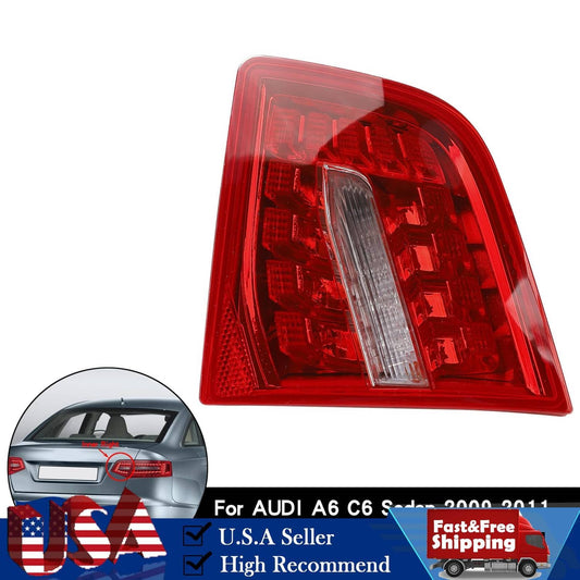 Solid Spare Right Inner Trunk LED Tail Light Lamp For AUDI A6 C6 Sedan 2009-2011