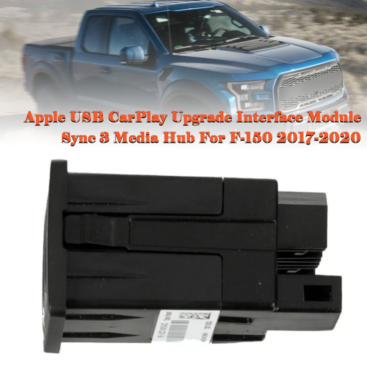 Apple USB CarPlay Upgrade Interface Module Sync 3 Media Hub For F-150 2017-2020