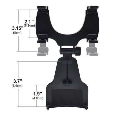 Black Car CellPhone GPS Holder Stand Tablet Bracket Mount For iPhone Samsung ABS