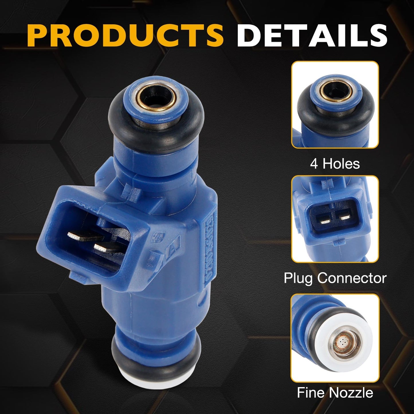 6X 0280156029 4.0 Engine Fuel Injector For 2001-2003 Ford Ranger Explorer Mazda