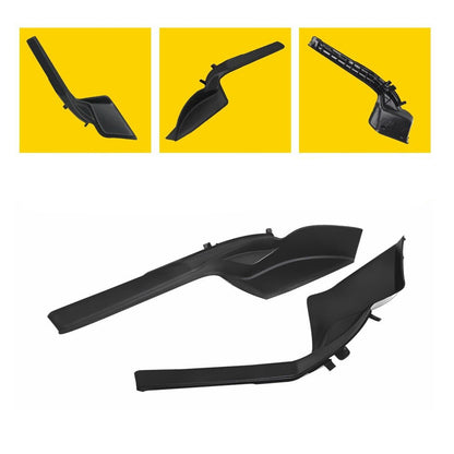 Front Windshield Wiper Side Cowl Extension Trim Cover For 2019-2020 Toyota RAV4