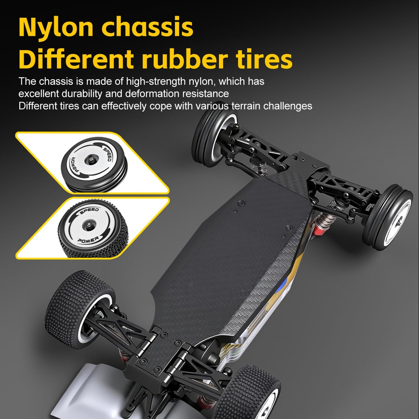 Wltoys 244016 2.4G 1:24 Scale 2WD High Speed Racing Off Road Remote Control Car