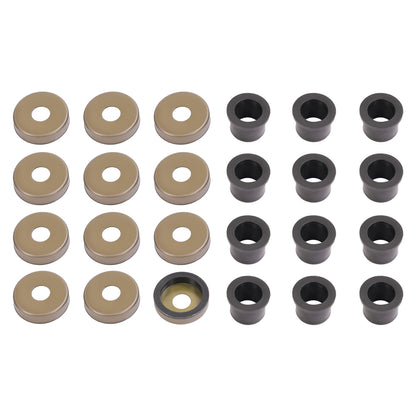 Solid Spare For Yamaha Banshee 350 YFZ350 Black & Gold Front A Arm Bushing & Dust Cover Kit
