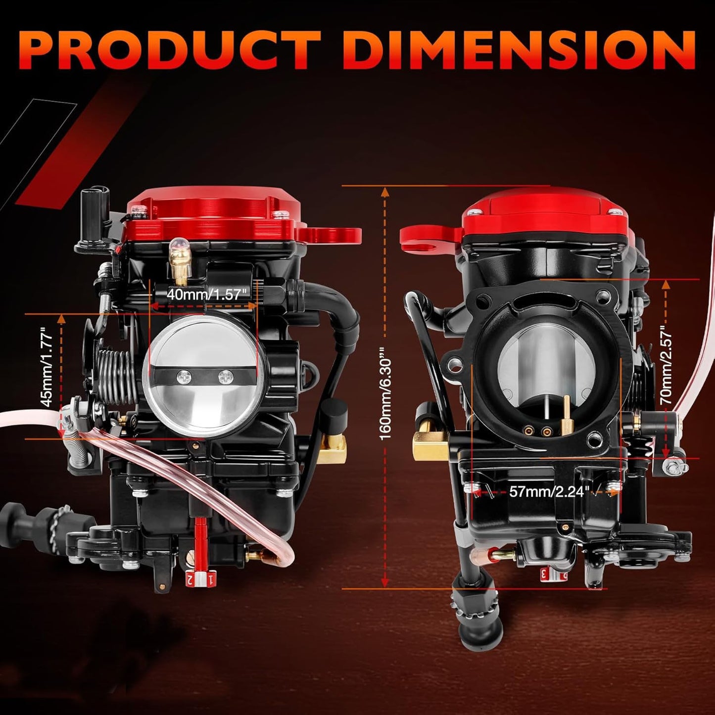 CV40 Carburetor For 88-16 Harley Davidson Sportster 883 1200 XL883 XLH1200 Carb