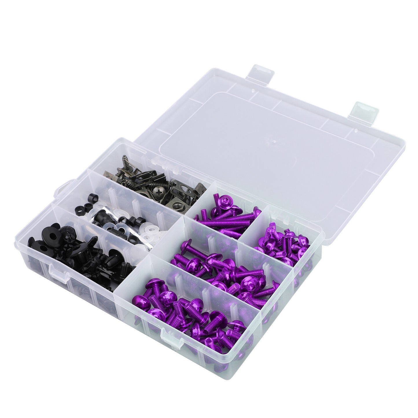 Purple Fairing Bolts Screws Bodywork Kit For Yamaha YZF R6 R1 R3 R25 FZ07 FZ09 U