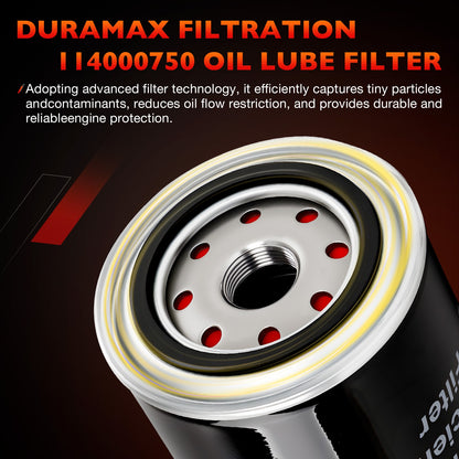 114000750 Oil Filter Fit 2020+ GM Chevy CMC 6.6L Duramax L5P Engine Oil Filter