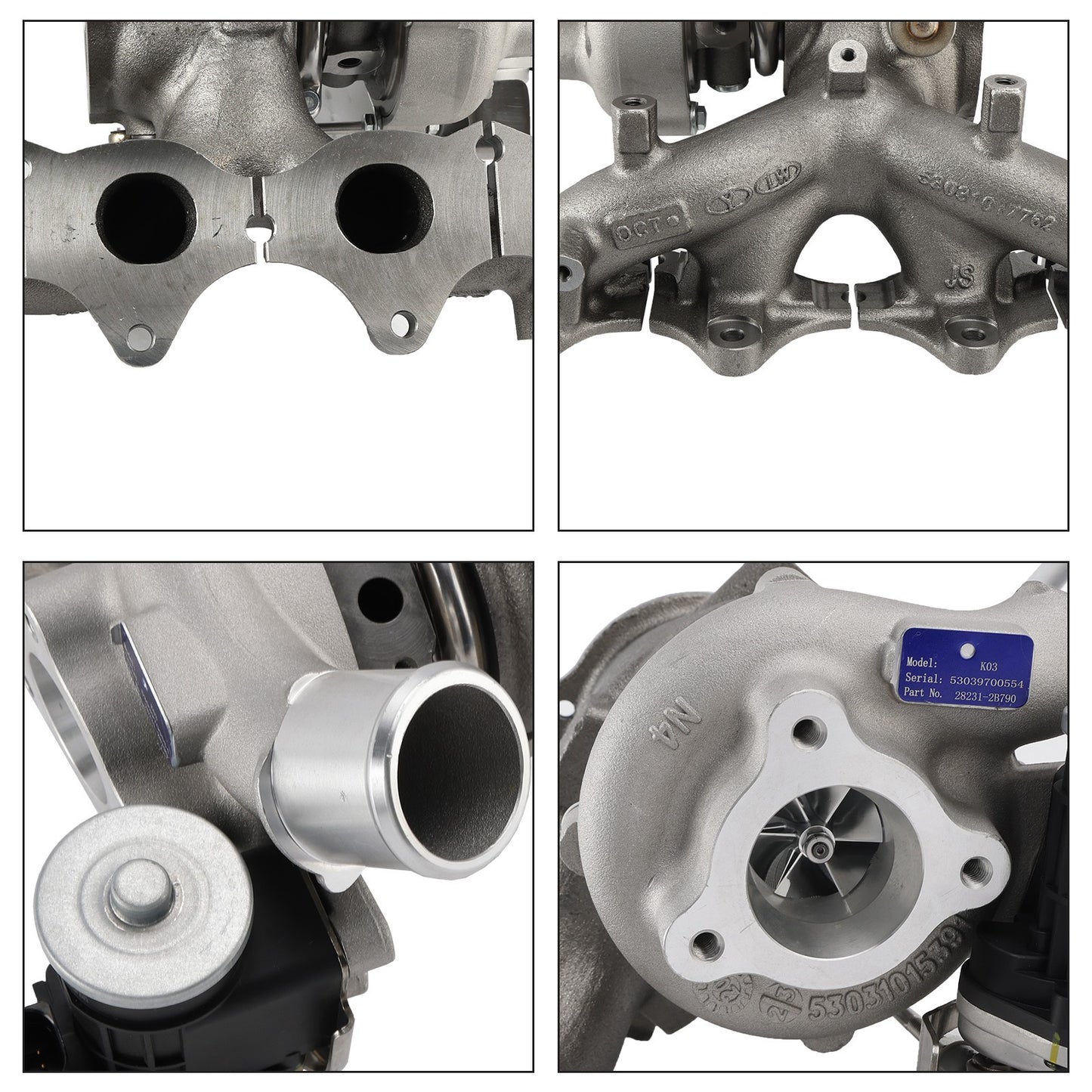 28231-2B790 Turbocharger for Hyundai Forte Soul Veloster 2019-2023 1.6L