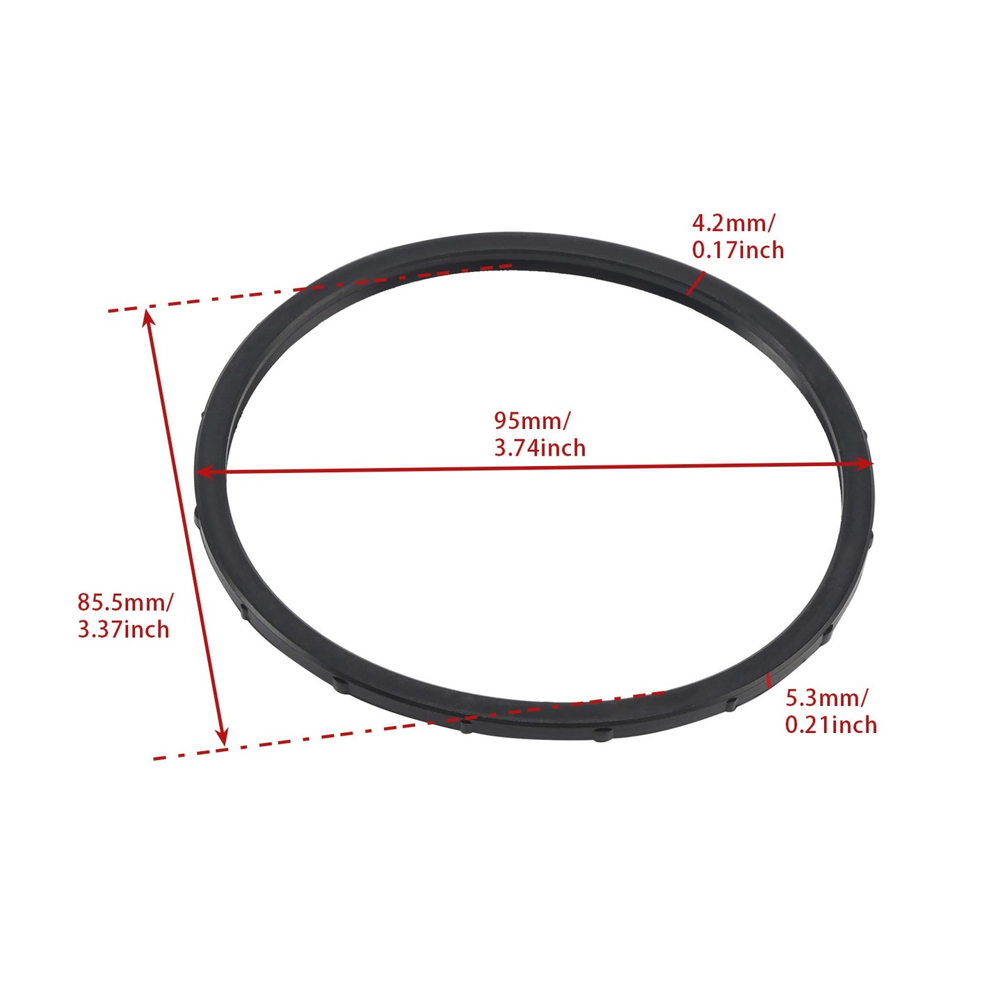 5 PACK FUEL PUMP TANK O-RING GASKET FOR YAMAHA 19B-24486-01-00 5JW-24486-00-00
