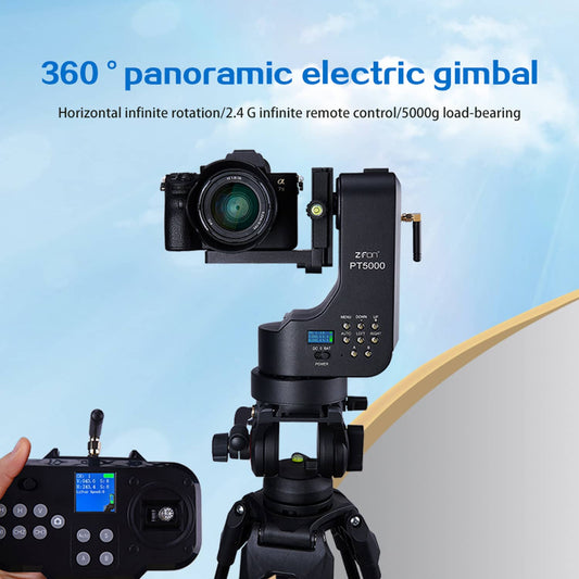 Solid Spare PT-5000 Camera Remote Control Electric Cloud Platform Dual Axis Micro Slr Phone