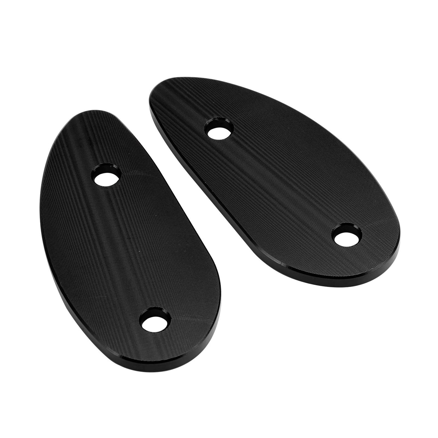ALUMINUM REAR VIEW MIRROR HOLE CAPS BLACK FOR HONDA CBR 1000 RR 2008 > 2023