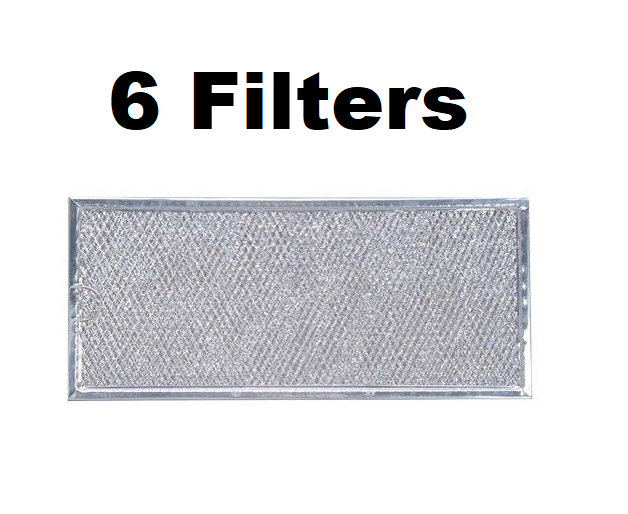 Solid Spare Aluminum Grease Filter for Samsung Microwave DE63-00196A AP4221824 6 PACK