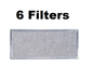 Solid Spare Aluminum Grease Filter for Samsung Microwave DE63-00196A AP4221824 6 PACK