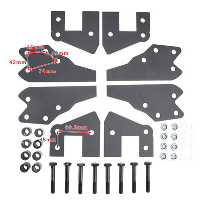 Lift Kit 3 Inches Front & Rear Rise Suspension For Polaris Ranger 570 1000 Crew