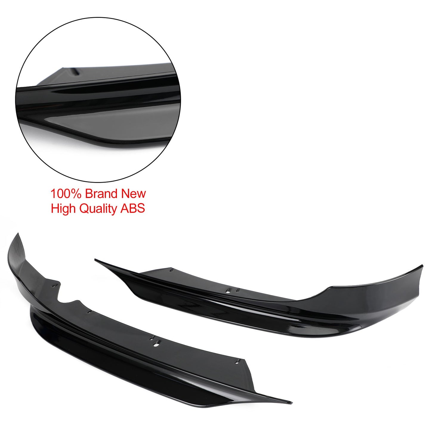 Front Bumper Lip Splitter Spoiler Fit BMW 3 Series E90 2008-2012 LCI PP*