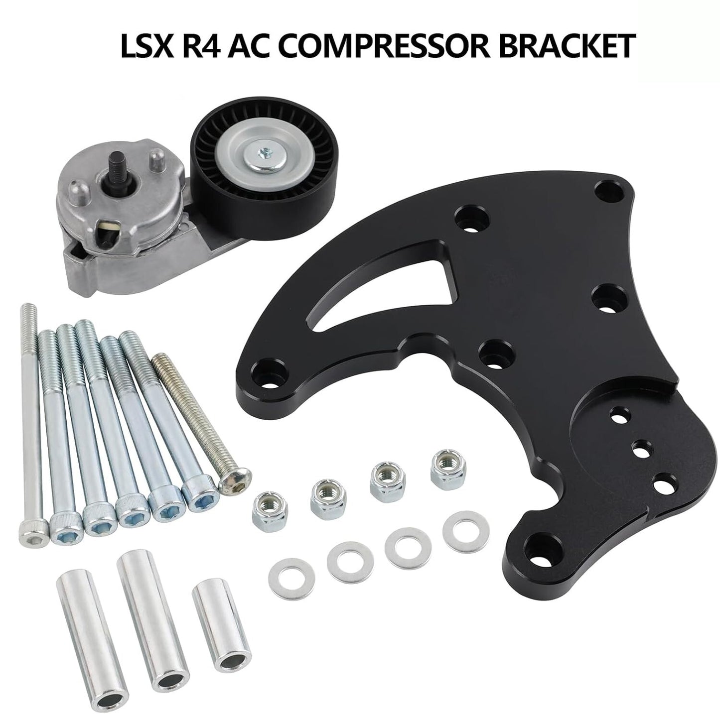 High Mount AC Bracket For LS1 LS2 LS3 LS6 Swap For Vortec Truck Engines LQ R4 LS