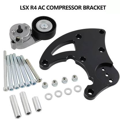 High Mount AC Bracket For LS1 LS2 LS3 LS6 Swap For Vortec Truck Engines LQ R4 LS
