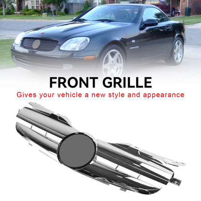 Front Bumper Grill Grille Fit Mercedes Benz SLK-Class R170 SLK200 SLK230 SLK320