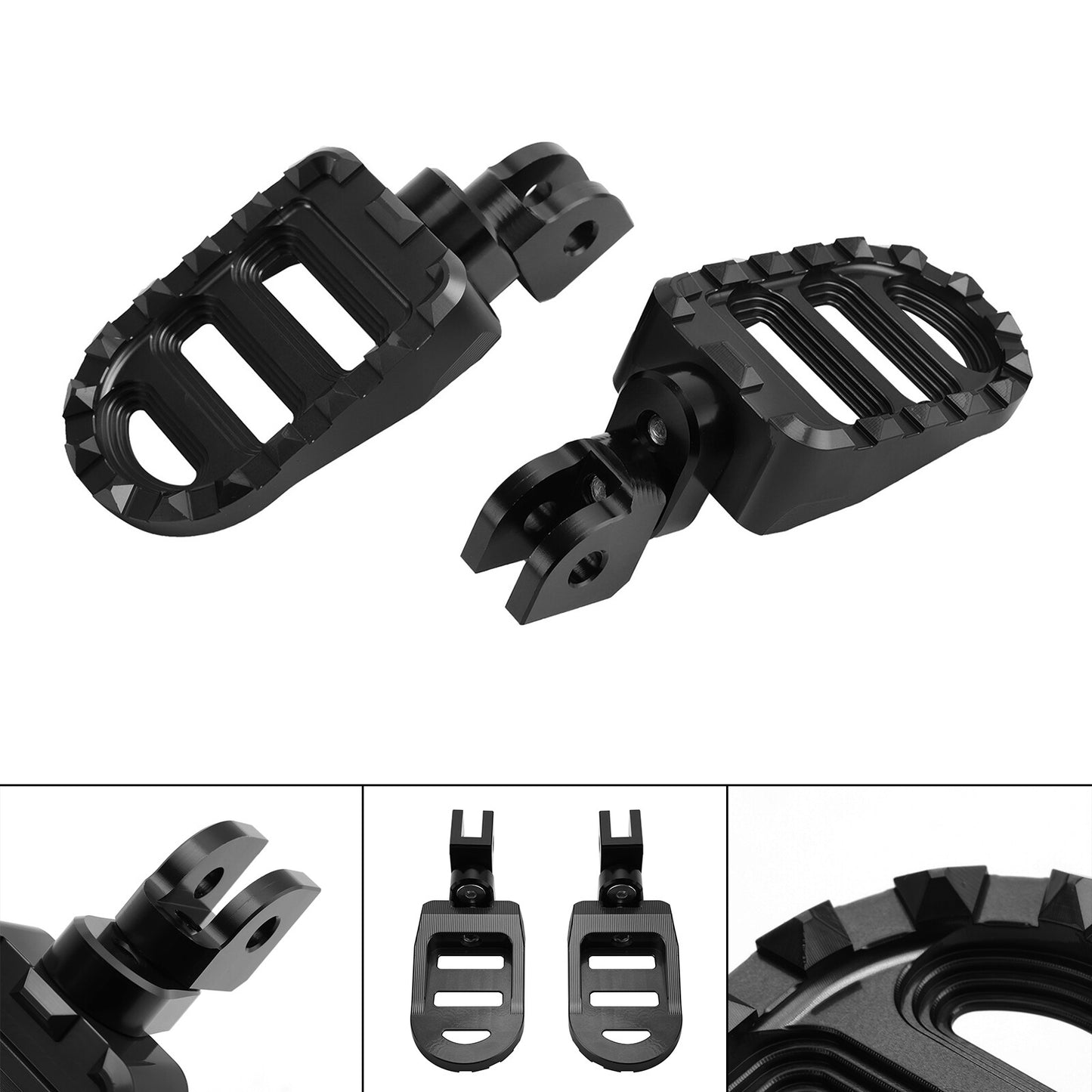 Front Footrests Foot Peg fit for Rebel 1100 CM1100 CMX 1100 DCT/MT 2021-23 BLK