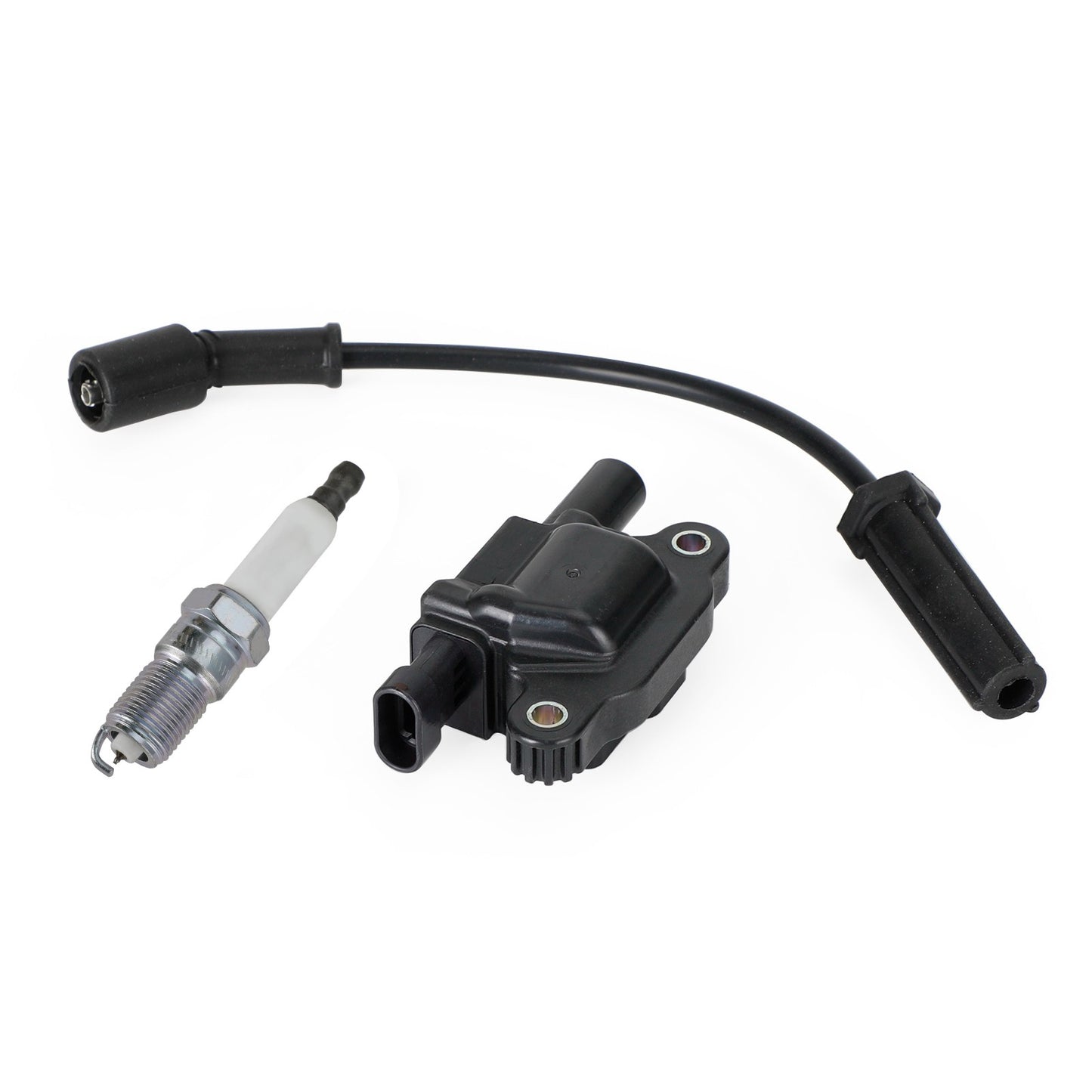 8PCS Square Ignition Coil+Spark Plug+Wires 12611424 For Silverado 1500 Tahoe GMC