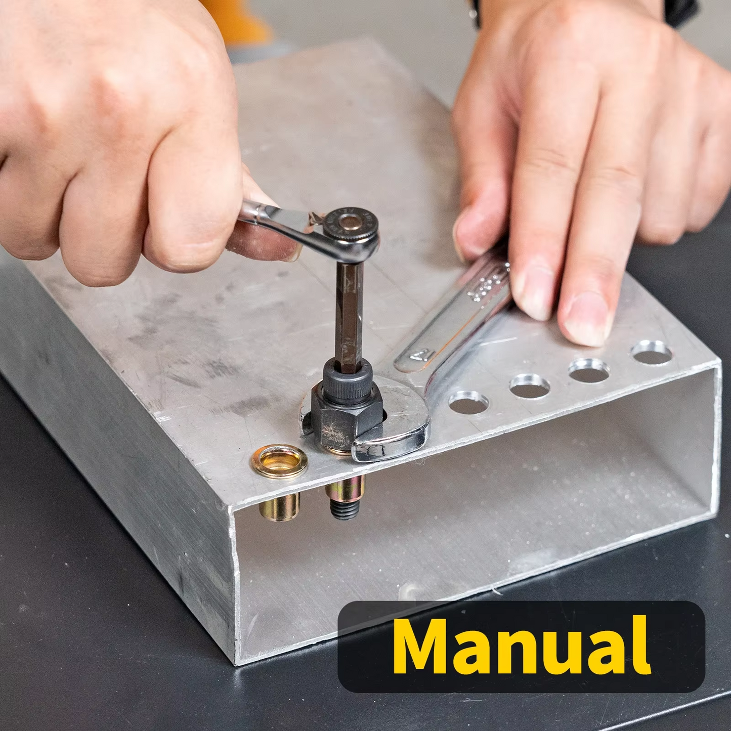 36 PCS Manual Rivet Nut Gun Kit For M6- M12 Threaded Insert Tool Automotive DIY