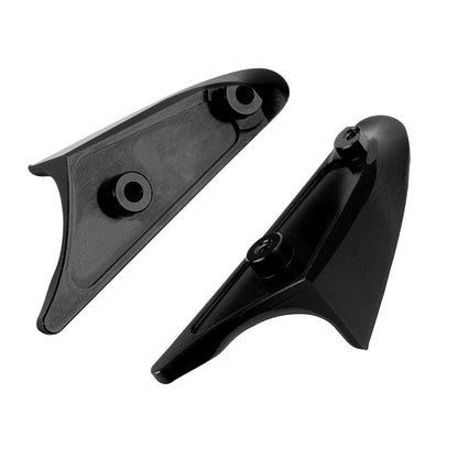 ALU REAR VIEW MIRROR HOLE CAPS BLACK FOR DUCATI 1199 899 PANIGALE 2012 > 2015