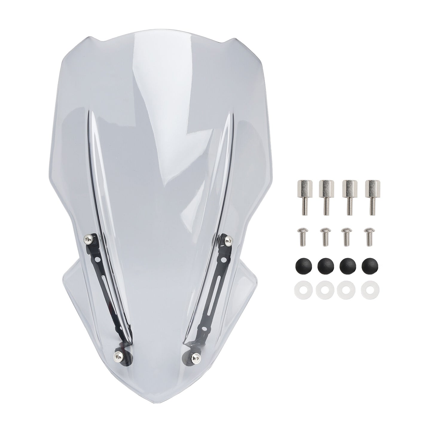 Windscreen Windshield Screen with Bracket For Kawasaki Z900 2017-2018 Clear