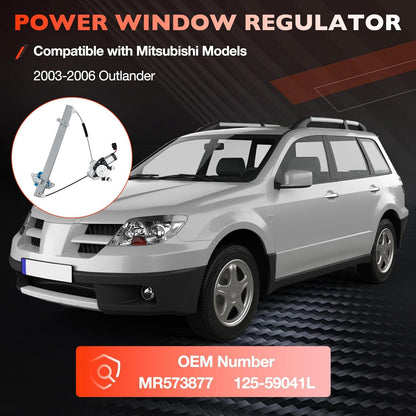 Front Left Window Regulator Motor Driver For 03-06 Mitsubishi Outlander MR573877