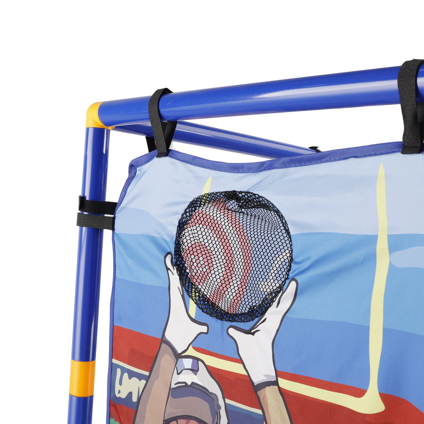 5In1 Multi Toss Game Set Play Football,Baseball,Basketball,Rugby And Fly Ball