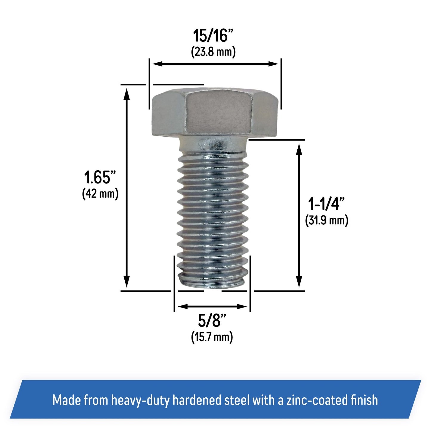 Blade Bolt for Hustler Super Mini, Fastrak, Hustler Super Z Raptor - 781872 (3)