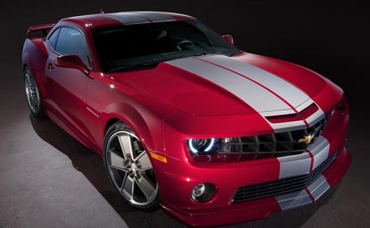 10" VINYL RALLY STRIPES RACING STRIPE KIT HOOD TRUNK ROOF For CHEVY CAMARO