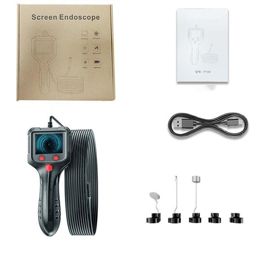 1080P LED Handheld Industrial Endoscope Borescope 8mm Inspection Snake Camera