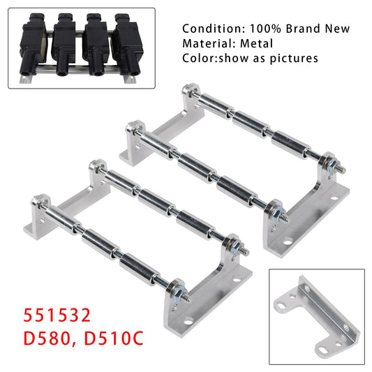 551532 Remote Mount Coil Relocation Brackets D580 D510C For LS LSX LS LS1 Swap