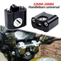 Motorcycle Handlebar Fat Bar Mount Clamps Risers Adaptor 7/8" 1/8" Dirt Pit Bike