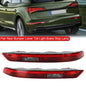 Pair Rear Bumper Lower Tail Light Brake Stop Lamp USA For Audi Q5 18-21
