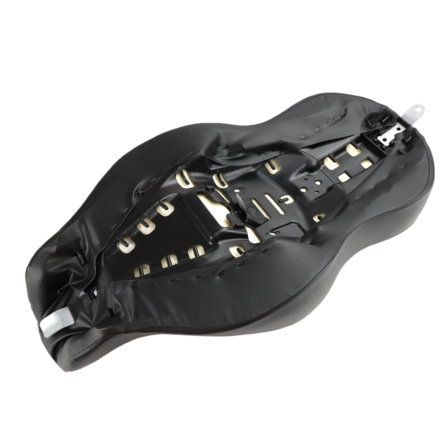 Leather Driver&Passengereat 2-up Forportster XL883N XL1200N 2004-2018 Black