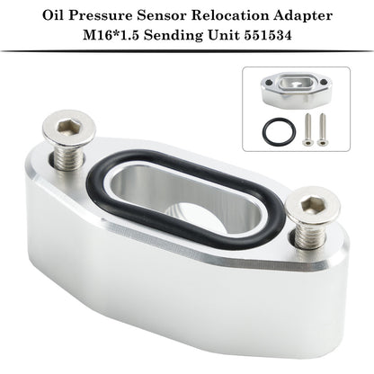 Billet Oil Pressure Sensor Relocation Adapter 551534 For LS LQ L92 L99 L33 LR4./
