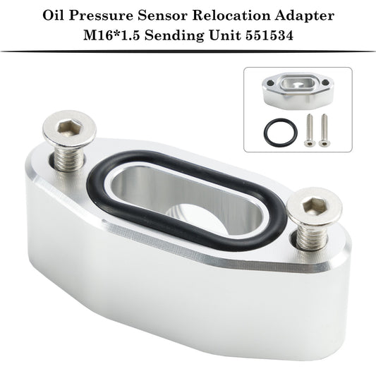 Billet Oil Pressure Sensor Relocation Adapter 551534 For LS LQ L92 L99 L33 LR4./