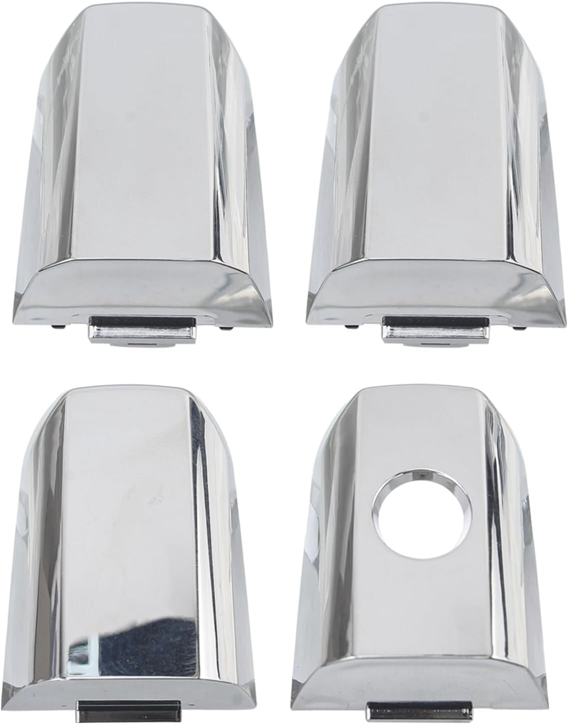 Fit For Chevrolet Silverado 1500 Exterior Door Handle 2014-2017 Set of 4 Chrome