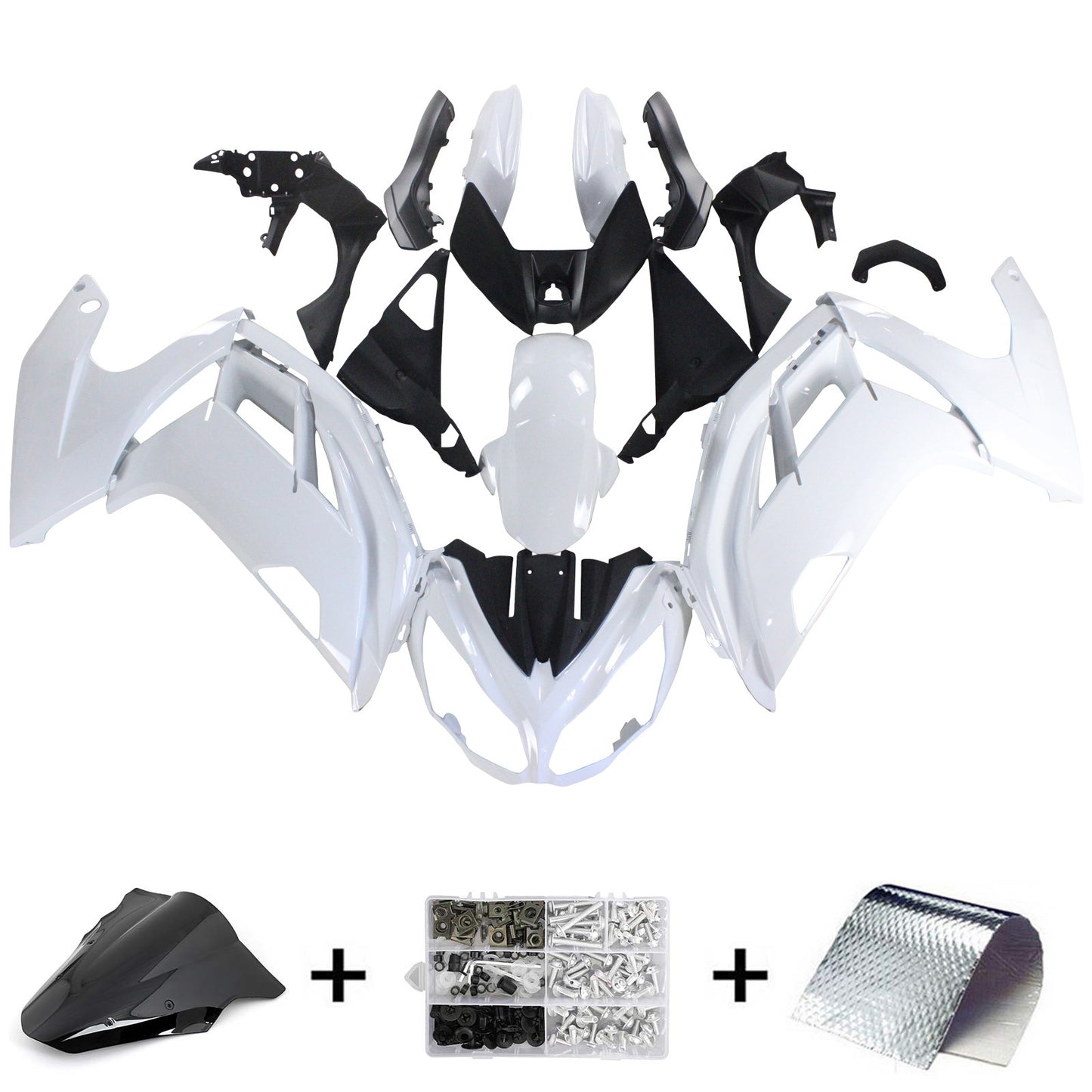 Amotopart Injection Fairing Kit Bodywork For Kawasaki ER6F Ninja650 2012-2016 13